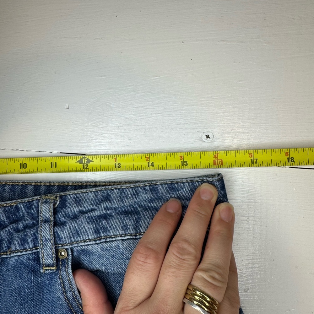 Empyre Zia Vintage Straight Leg Blue Jeans %100 Cotton Women’s Size 4 - Picture 11 of 16